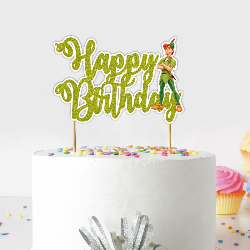 Seyal Petr Pan Happy Birthday Cake Topper - Image 1